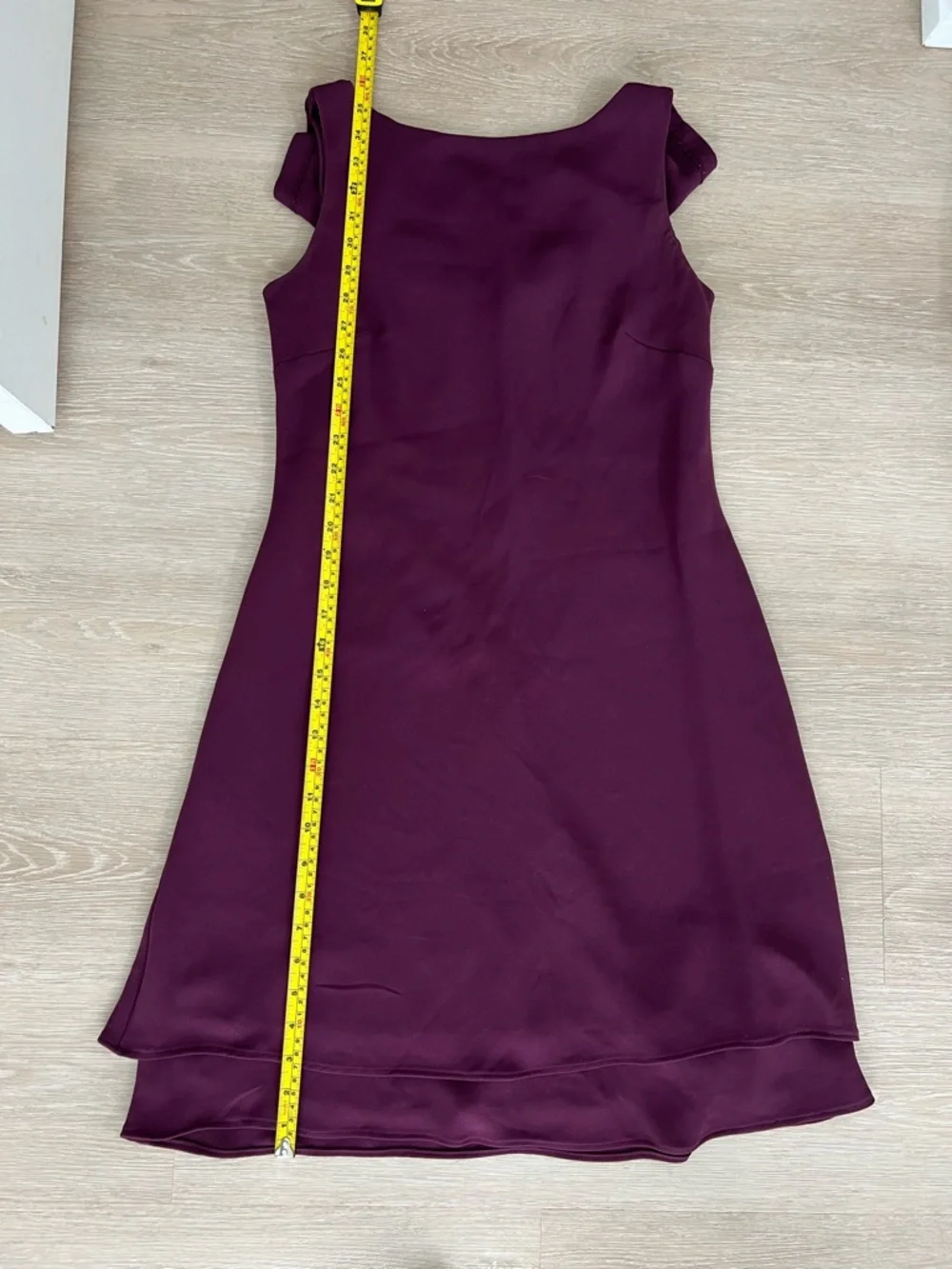 Evan Picone Sleeveless Plum Dress - Picture 6 of 7